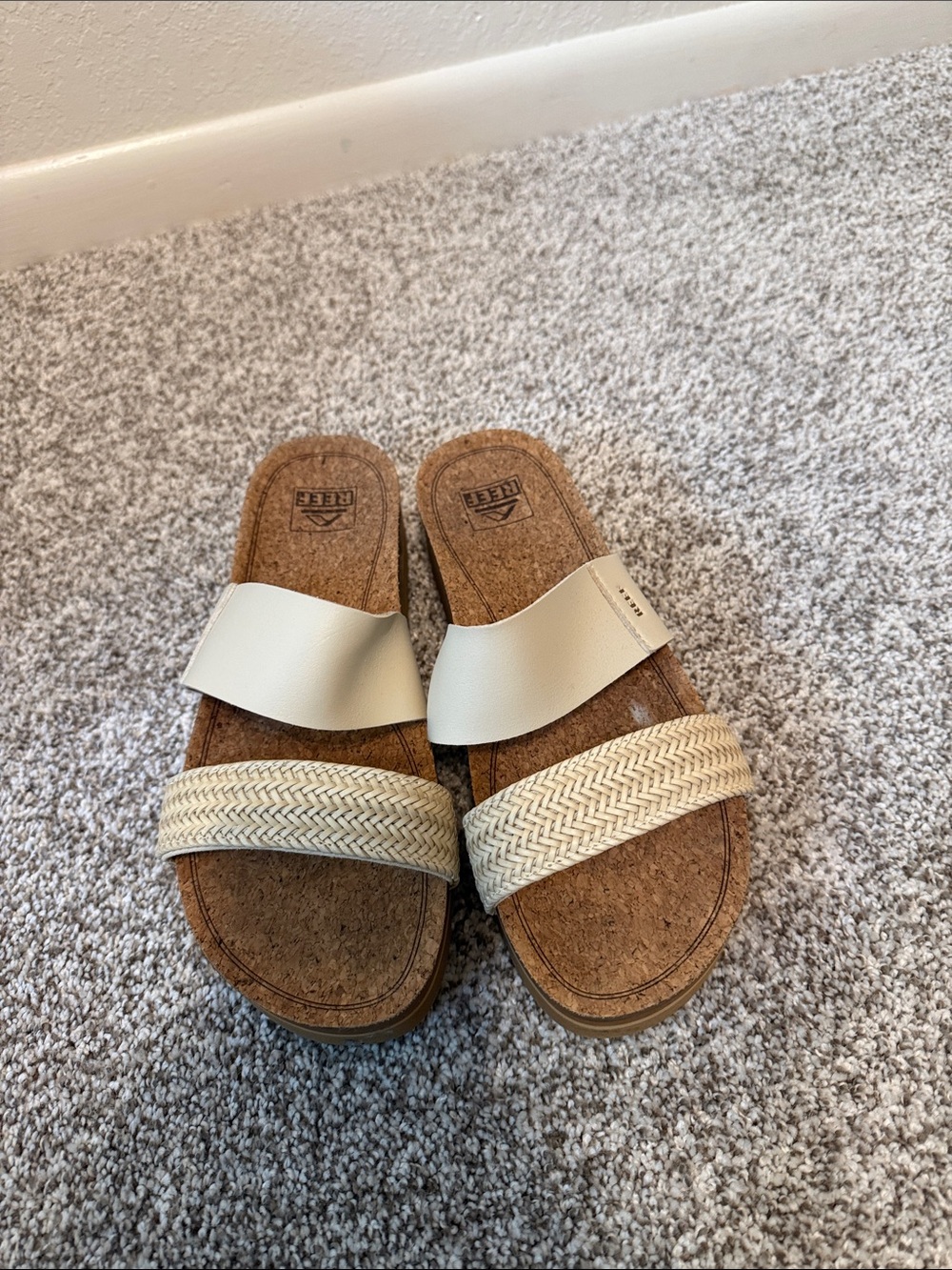Women’s Slide Sandals in Cream - Comfortable Summer Footwear